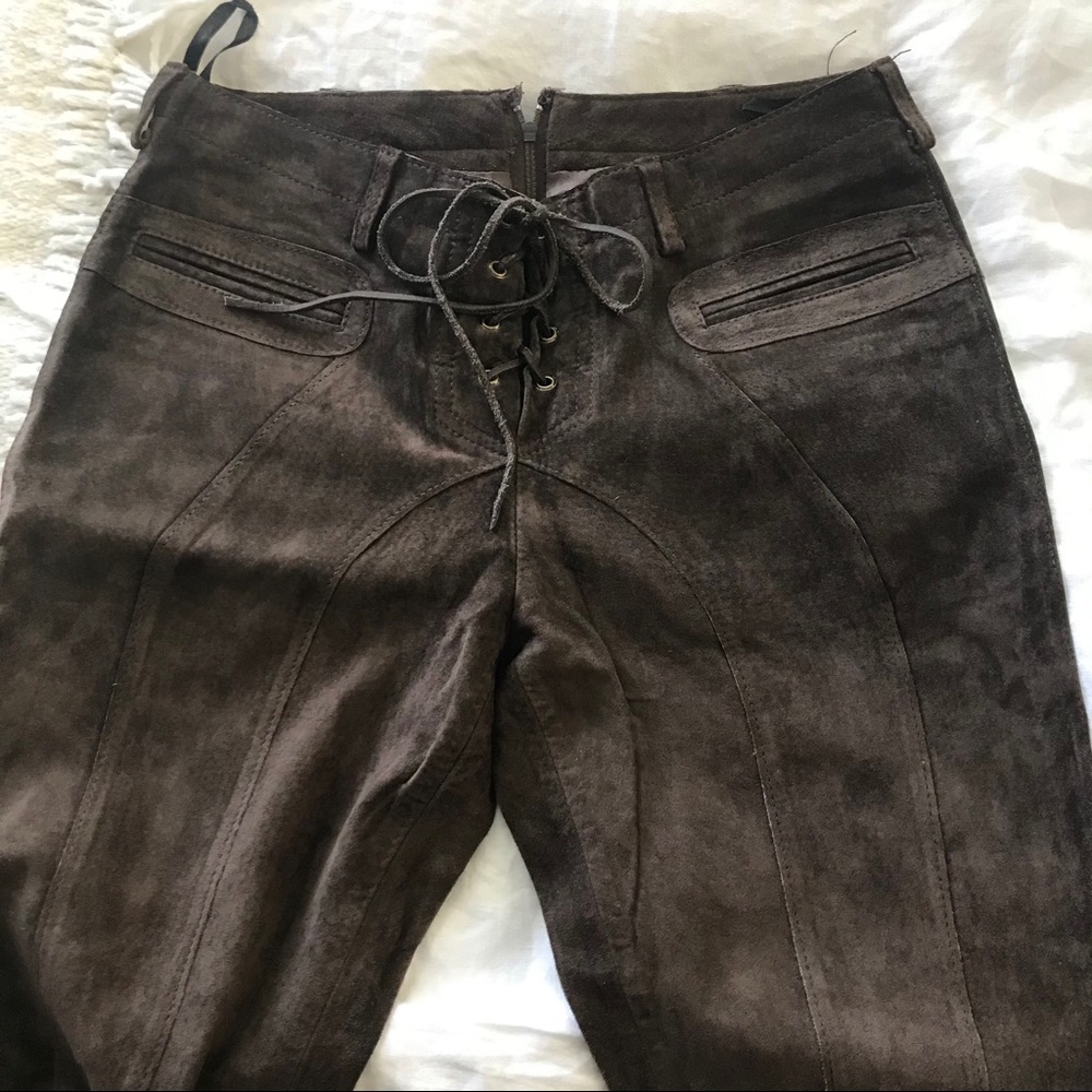 Bebe suede pants